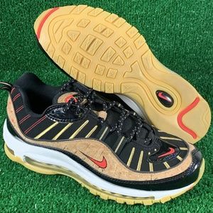 2019 Nike Air Max 98 New Year Black Cork CT1173-001 Size 8 WMNS 9.5 NWOB
